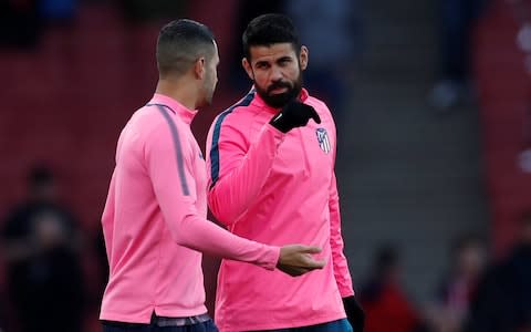 costa in warmup - Credit: REUTERS