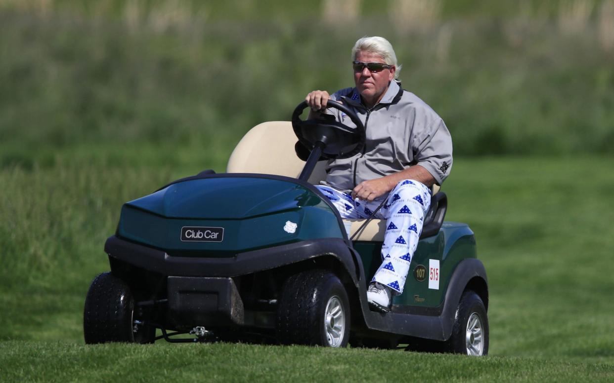 Jon Daly says he needs a buggy to make it round the course, splitting opinion amongst other professional golfers - REX