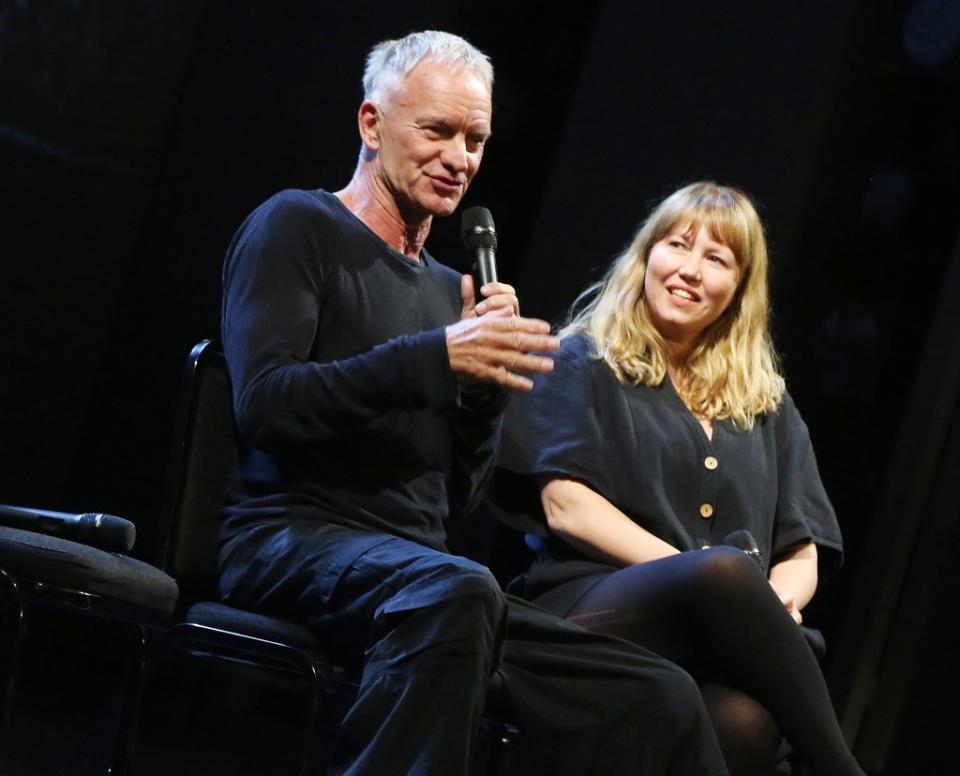 “What they did was they filled those thoughts out, they filled those emotions out. And that made me understood,” said Sting of the dancers who brought his music to new life with choreography by Kate Prince. Photo by Bruce Glika