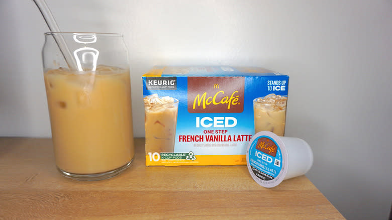 McCafé Iced French Vanilla Latte
