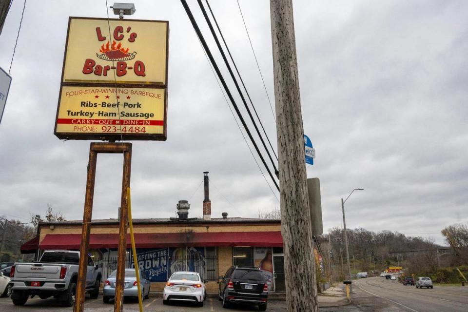 LC’s Bar-B-Q, 5800 Blue Parkway, sits on a thoroughfare at the bottom of a hill in Kansas City’s East Side.