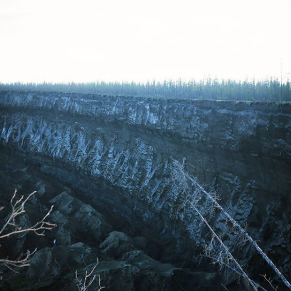 Las capas de suelo dentro del cráter darían información sobre el pasado de la Tierra. Foto: instagram.com/rdayz5/