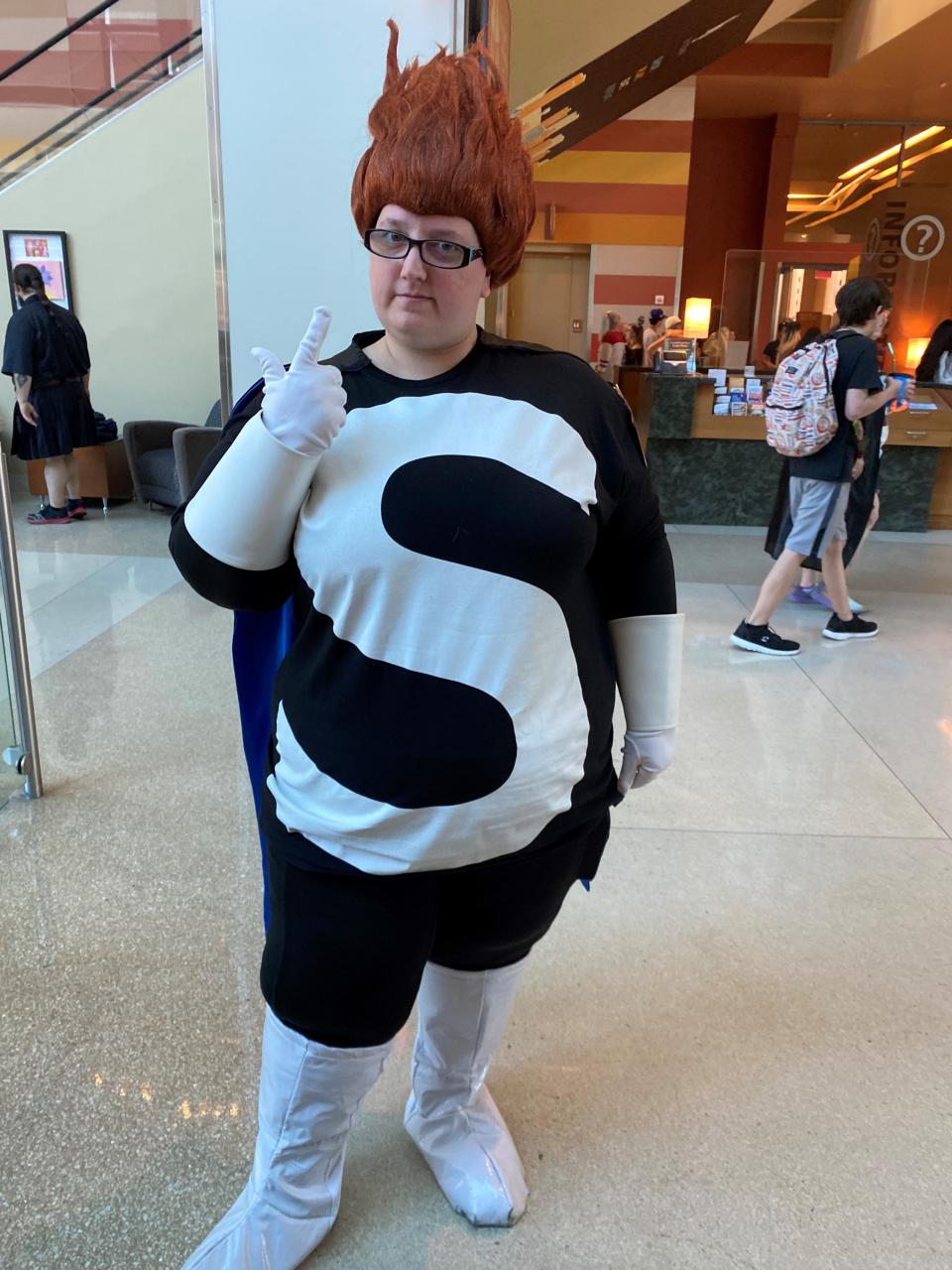 Stacy Pribyl of Goodyear came to Phoenix Fan Fusion on May 29, 2022, dressed as Syndrome, the villain from "The Incredibles."