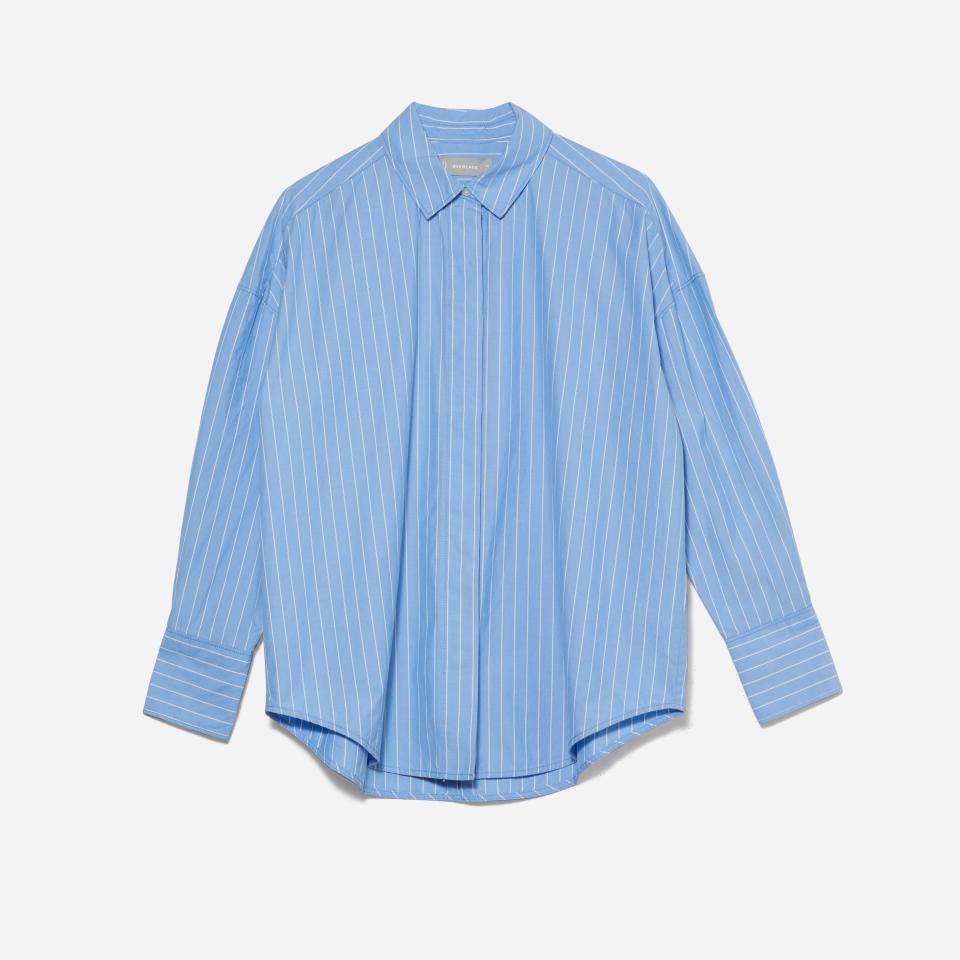 7) The Oversized Poplin Shirt