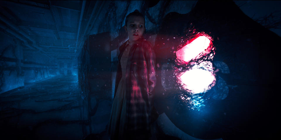 We were never really all that worried as to whether Eleven would return in the second season of ‘Stranger Things,’ but it was nice to see her in Netflix’s trailer for the upcoming episodes. (Photo: Netflix/Everett Collection)