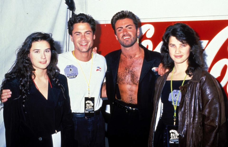 DEMI MOORE, ROB LOWE, GEORGE MICHAEL & D ZUNIGA  
Ref: 7329
backstage passes
www.capitalpictures.com
sales@capitalpictures.com
© Capital Pictures / MediaPunch/IPX