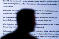 Captain Jason Bussert demonstrates Draft One, an AI powered software that creates police reports from body cam audio, at Oklahoma City police headquarters on Friday, May 31, 2024 in Oklahoma City, Oklahoma. (AP Photo/Nick Oxford)