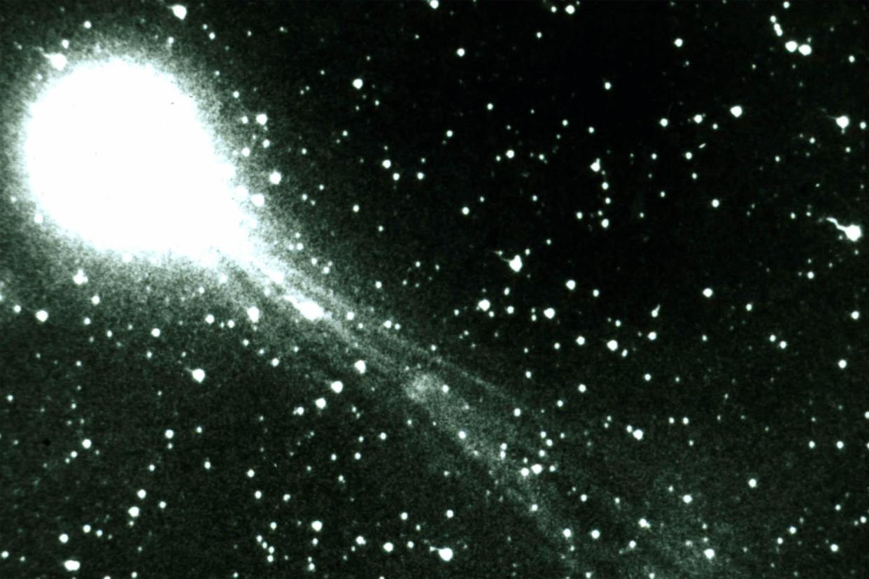 Halley's Comet in 1986: Getty Images