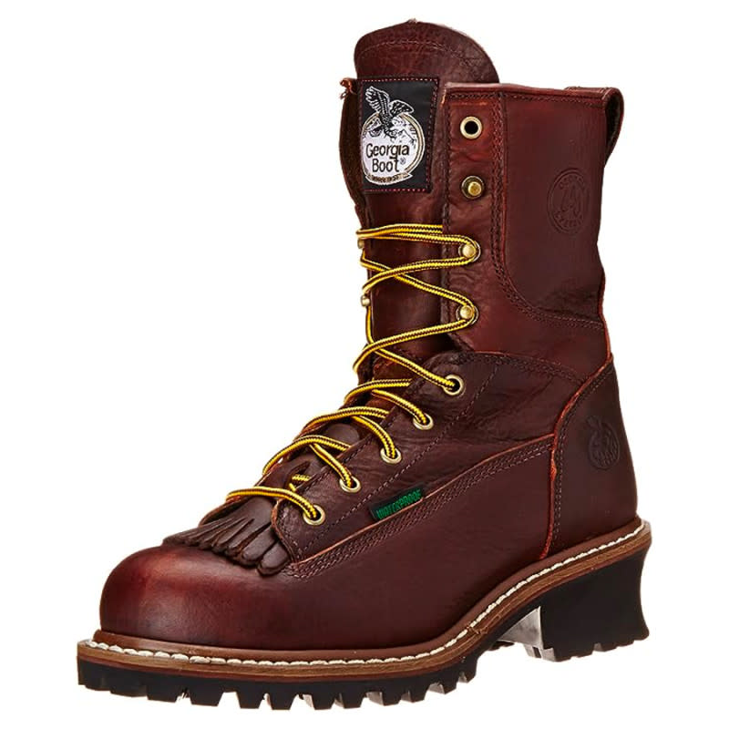 <p>Courtesy of Amazon</p><p>A real hardcore-looking boot, this logger from Georgia Boot is a taller, genuine leather lace-up with a thick oil-resistant lug sole. It’s as classic as logger boots get and comes with nearly 100 years of quality reassurance and a one-year warranty. </p><p><strong>What Customers Say:</strong> Of the 1,600-plus customers who have worn this boot from rocky forests to manholes, many talk about being able to work in them for over 10 hours a day. Shoppers, <a href="https://clicks.trx-hub.com/xid/arena_0b263_mensjournal?q=https%3A%2F%2Fwww.amazon.com%2Fgp%2Fcustomer-reviews%2FR31HWT3YGZYU1E%3FlinkCode%3Dll2%26tag%3Dmj-yahoo-0001-20%26linkId%3Dcd4725785559de60b9945cc72e88f50e%26language%3Den_US%26ref_%3Das_li_ss_tl&event_type=click&p=https%3A%2F%2Fwww.mensjournal.com%2Fstyle%2Famazon-prime-day-october-2023-boots-deals%3Fpartner%3Dyahoo&author=Anthony%20Mastracci&item_id=ci02cb8902b0002758&page_type=Article%20Page&partner=yahoo&section=hiking%20boots&site_id=cs02b334a3f0002583" rel="nofollow noopener" target="_blank" data-ylk="slk:including this customer who is a mason;elm:context_link;itc:0;sec:content-canvas" class="link ">including this customer who is a mason</a>, also recommend mink oil to keep off substances like mortar. </p><p>[$136 (was $181); <a href="https://clicks.trx-hub.com/xid/arena_0b263_mensjournal?q=https%3A%2F%2Fwww.amazon.com%2Fdp%2FB009DKV9P8%3Fth%3D1%26linkCode%3Dll1%26tag%3Dmj-yahoo-0001-20%26linkId%3D33fe7c3c009d23875bcb1beb498e0176%26language%3Den_US%26ref_%3Das_li_ss_tl&event_type=click&p=https%3A%2F%2Fwww.mensjournal.com%2Fstyle%2Famazon-prime-day-october-2023-boots-deals%3Fpartner%3Dyahoo&author=Anthony%20Mastracci&item_id=ci02cb8902b0002758&page_type=Article%20Page&partner=yahoo&section=hiking%20boots&site_id=cs02b334a3f0002583" rel="nofollow noopener" target="_blank" data-ylk="slk:amazon.com;elm:context_link;itc:0;sec:content-canvas" class="link ">amazon.com</a>]</p>