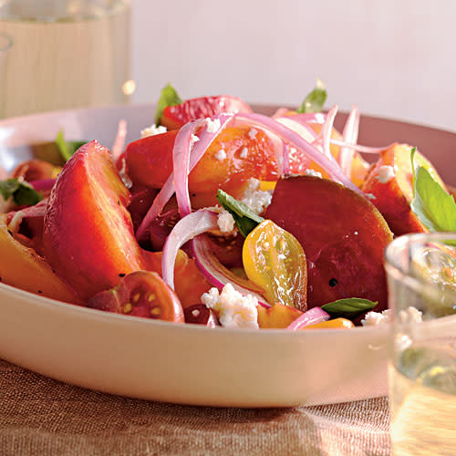 Summer Peach and Tomato Salad