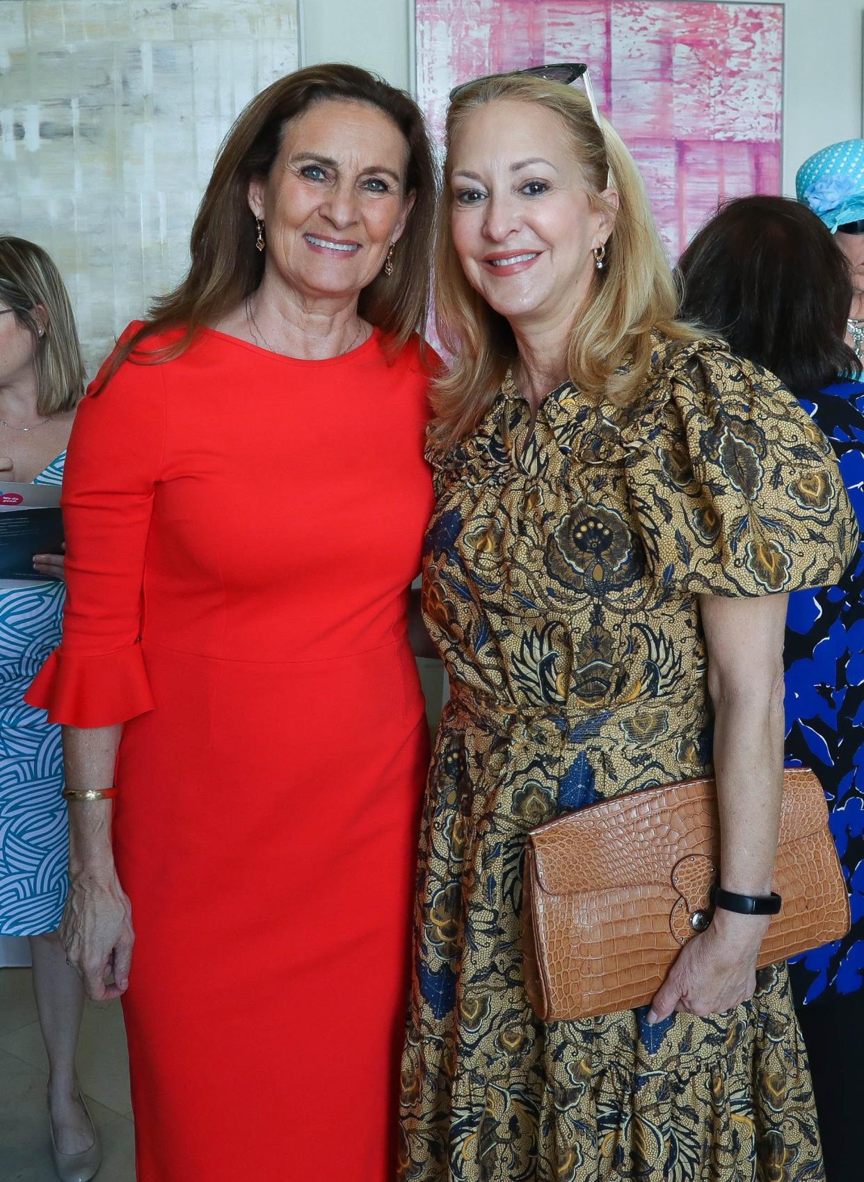 Kathy Leone and Laura Munder at Children’s Home Society of Florida's Spring Luncheon at The Colony Hotel in March 2022. This year's luncheon is set for March 5 at The Colony; Leone is one of the honorary chairwomen.