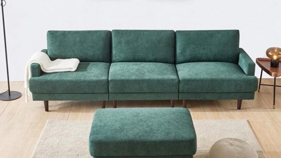 The Homekare Convertible Sectional Sofa from Walmart.