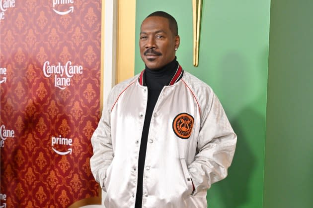 Eddie Murphy attends the world premiere of 'Candy Cane Lane.' - Credit: Axelle/Bauer-Griffin/FilmMagic