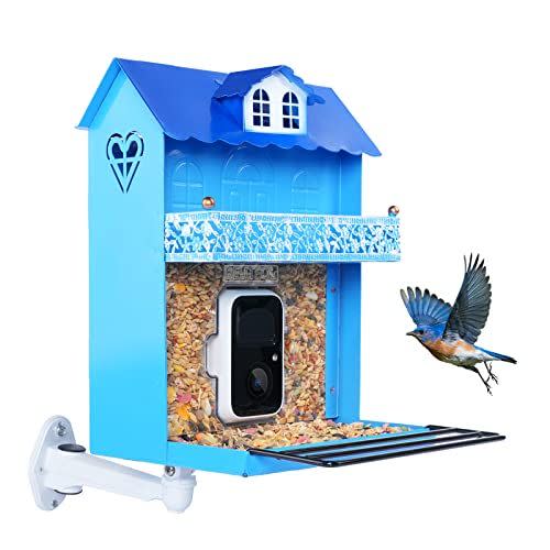 12) Beutfql Smart Bird Feeder Camera