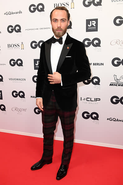 Sur son 31, à la Soirée GQ célébrée à Berlin, en novembre 2018