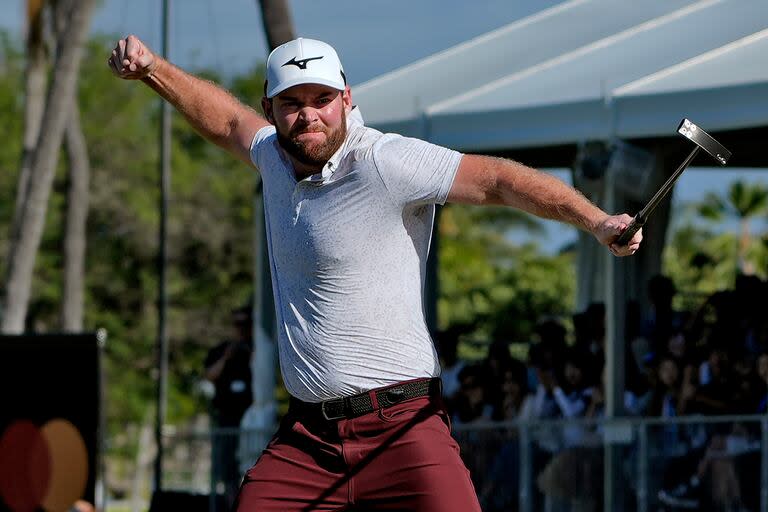 La celebración de Grayson Murray en el último Sony Open