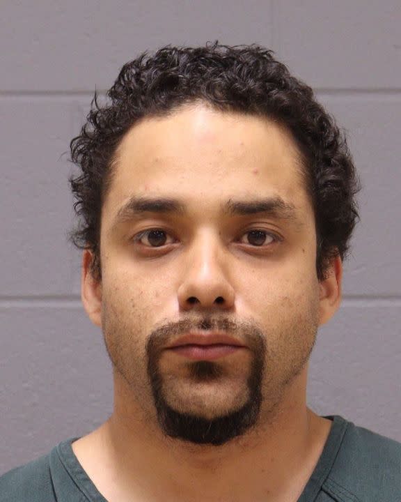 An April 2024 booking photo of Alexander Garcia from the Kent County jail. 