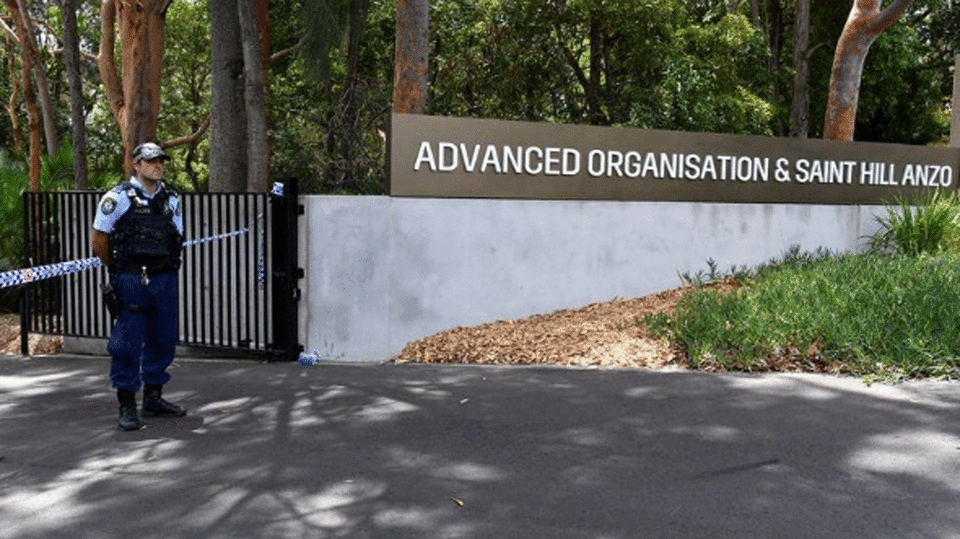 The alleged stabbing happened at the C<span>hurch of Scientology headquarters at Chatswood on January 3. Photo: A</span>AP