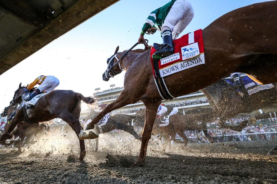 The start of the Kentucky Derby