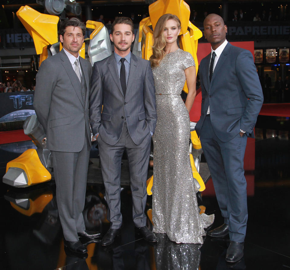 Transformers Dark of the Moon Premiere 2011 Patrick Dempsey Shia LaBeouf Rosie Huntington Whiteley Tyrese Gibson