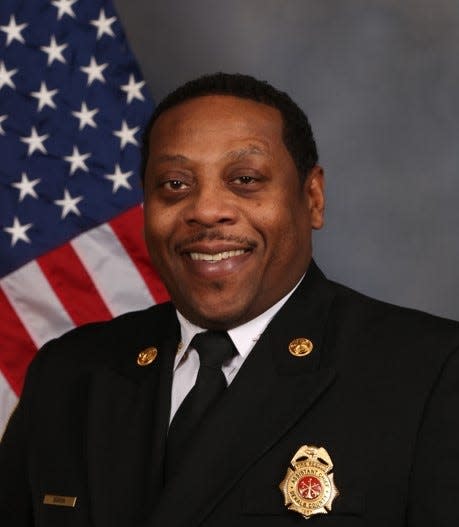 FILE - Augusta Fire Chief Antonio Burden