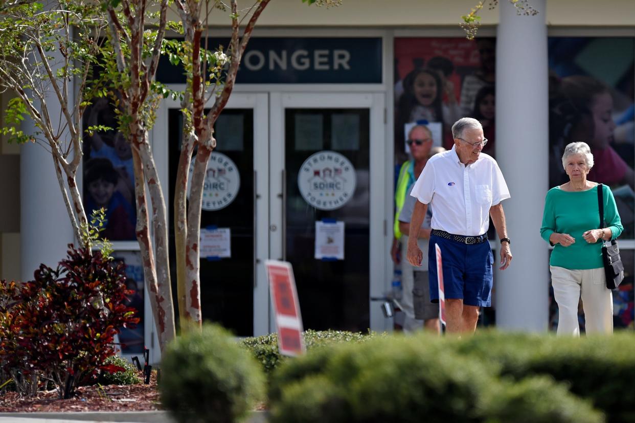 Indian River County residents vote in the Florida primary election on Tuesday, Aug. 23, 2022, at the School District of Indian River County