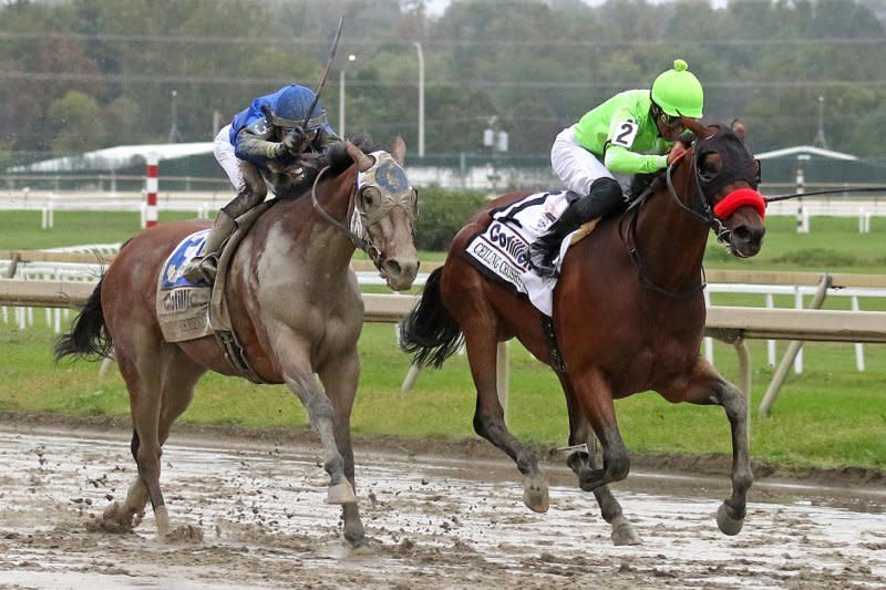 Ceiling Crusher wins $1 million Cotillion Stakes for 3-year-old fillies. Photo by Ryan Denver/EQUI-PHOTO, courtesy of Parx Racing