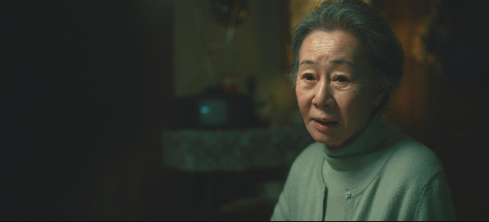 An aged Sunja (Youn Yuh-jung) reflects on her life and family. - Credit: Courtesy of Apple TV+