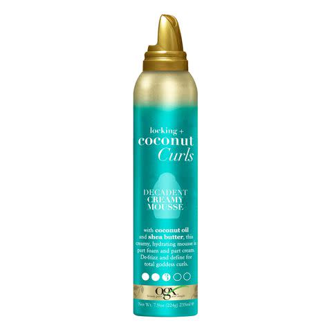 <p>OGX Beauty</p> OGX Beauty Coconut Curls Decadent Creamy Mousse