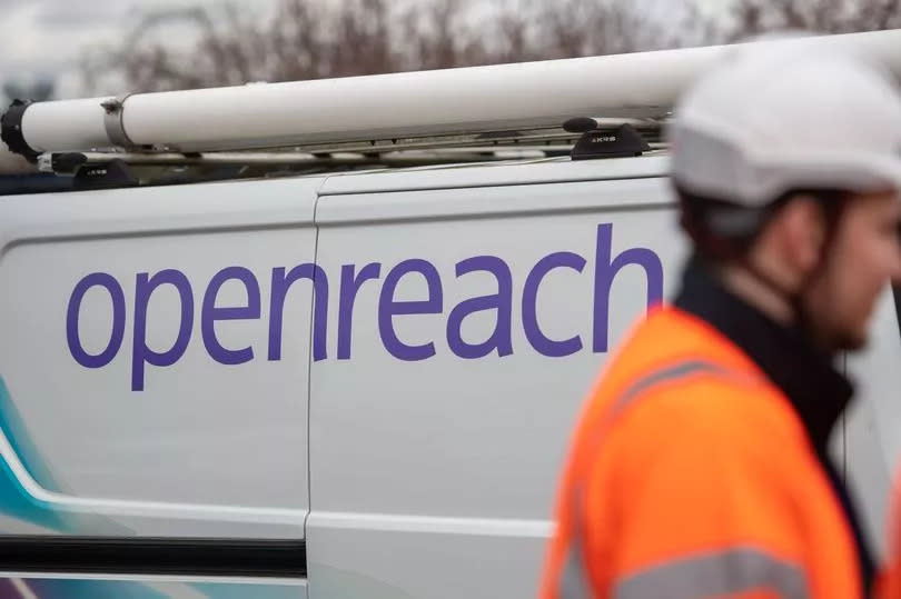 Openreach are working to repair the damage