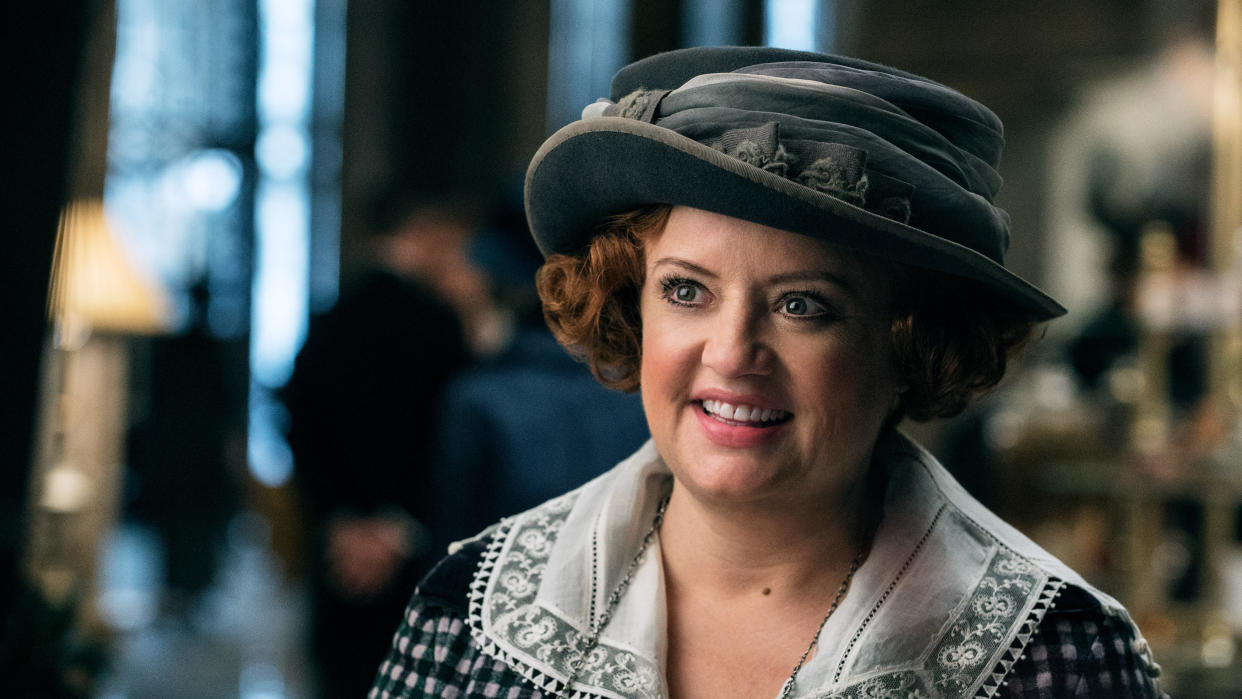 Lucy Davis as Etta Candy in Wonder Woman. (Photo: Clay Enos/Warner Bros.)