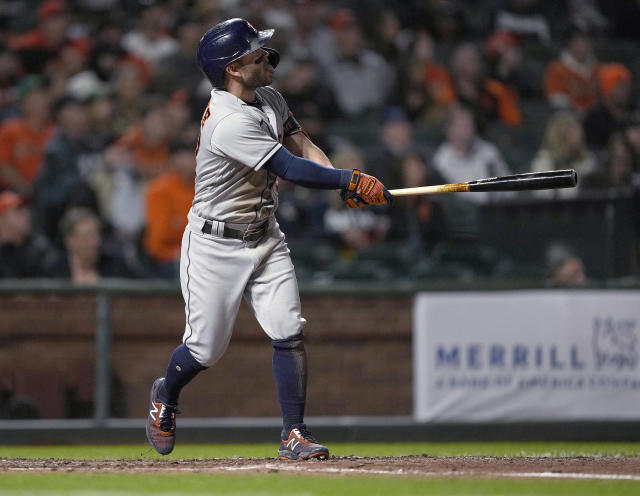 Altuve hits grand slam on 2-homer night, Astros beat Giants