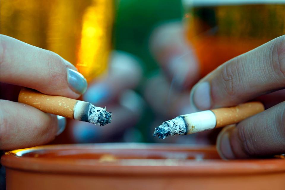 ‘Of course, smokers and non-smokers alike can appreciate how bad even the occasional fag can be for us’ (Universal Images Group/Getty)