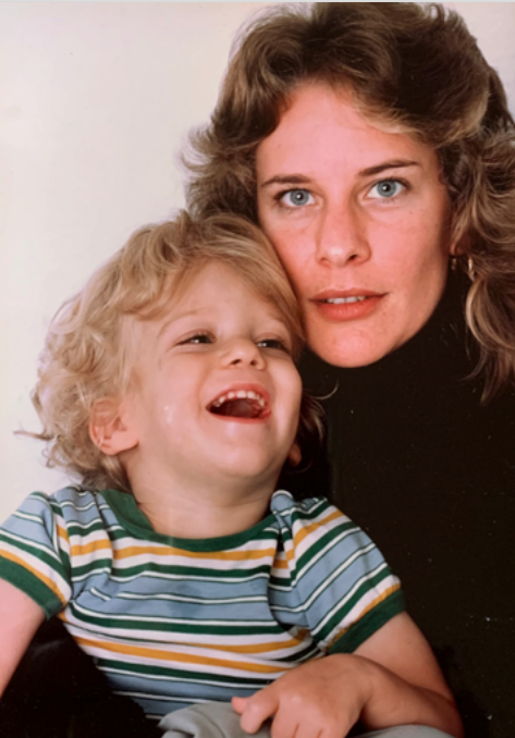 Fern Kupfer and her son Zachariah in an undated photo