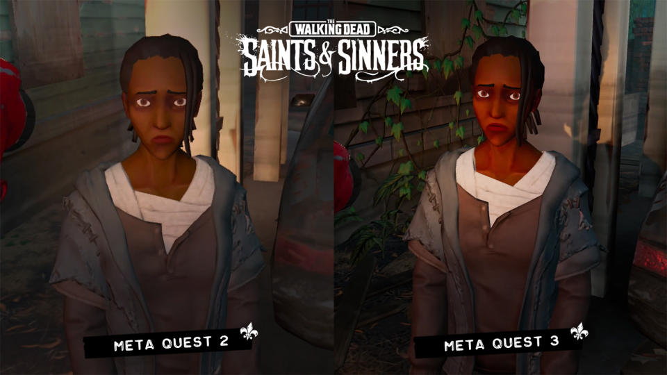 The Walking Dead: Saints & Sinners graphics comparison
