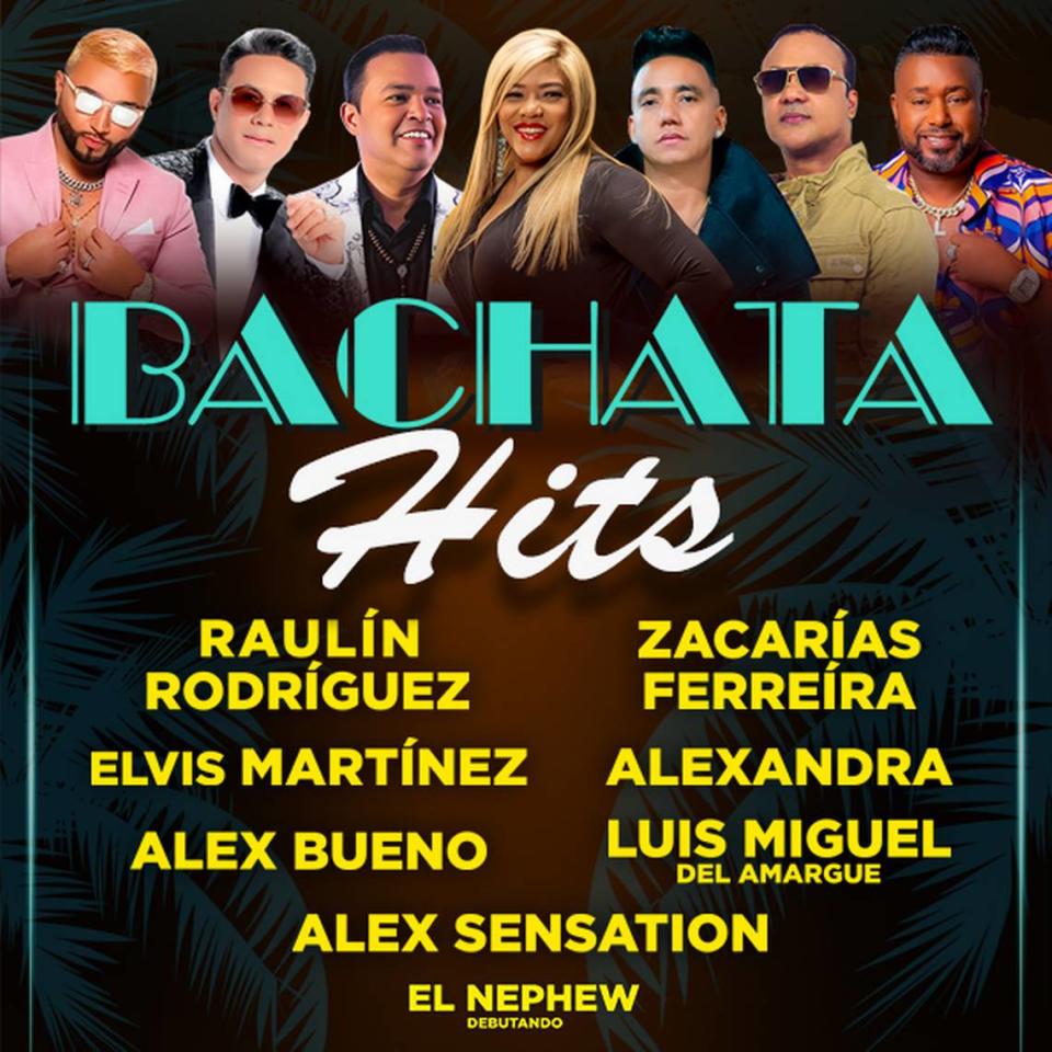 Concierto “Bachata Hits” en el Kaseya Center.