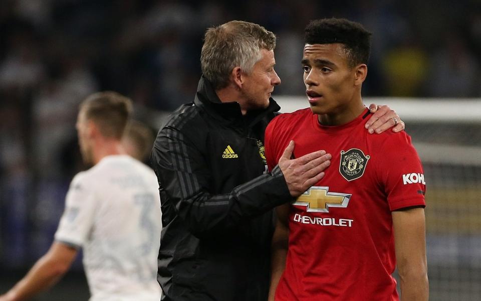 Mason Greenwood scored his first senior goal for Manchester United in a pre-season friendly against Leeds on Wednesday - Getty Images AsiaPac