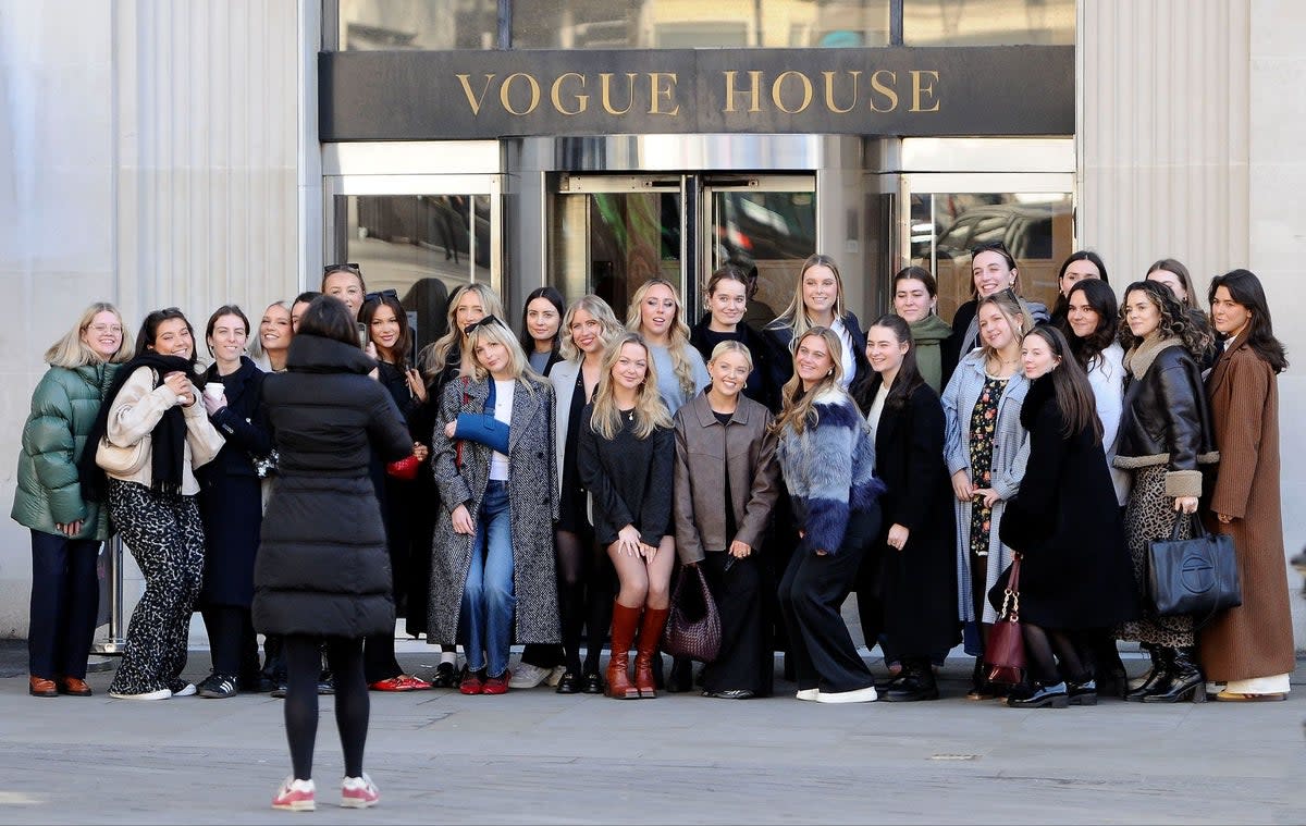 Vogue House staff say goodbye (Kerry Davies/Daily Mail)