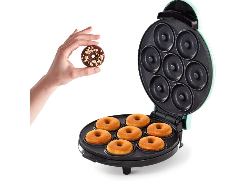 Make a batch of mini donuts in a snap with this mini donut maker. (Source: Amazon)