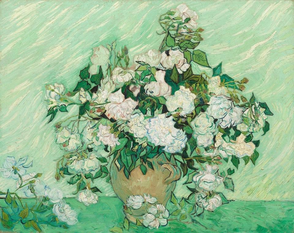 "Roses" by Vincent van Gogh