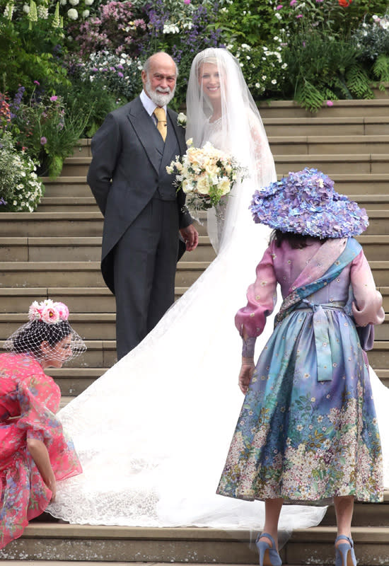 Todos los detalles del espectacular y romántico vestido de novia de Lady Gabriella Windsor