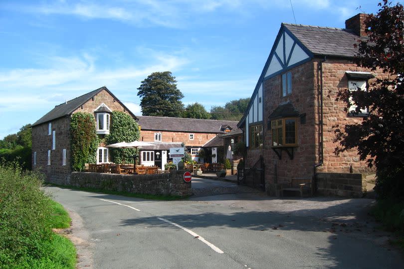 The Pheasant Inn, in Cheshire, has a stunning view of the countryside