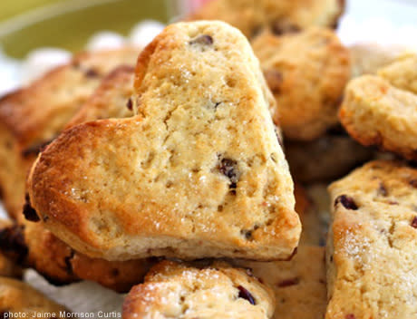 Yogurt-Cranberry-Tangerine Scones