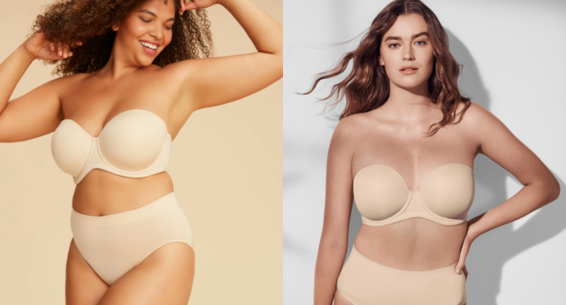 Big boobs? This strapless bra fits up to sizes 44G and in on sale