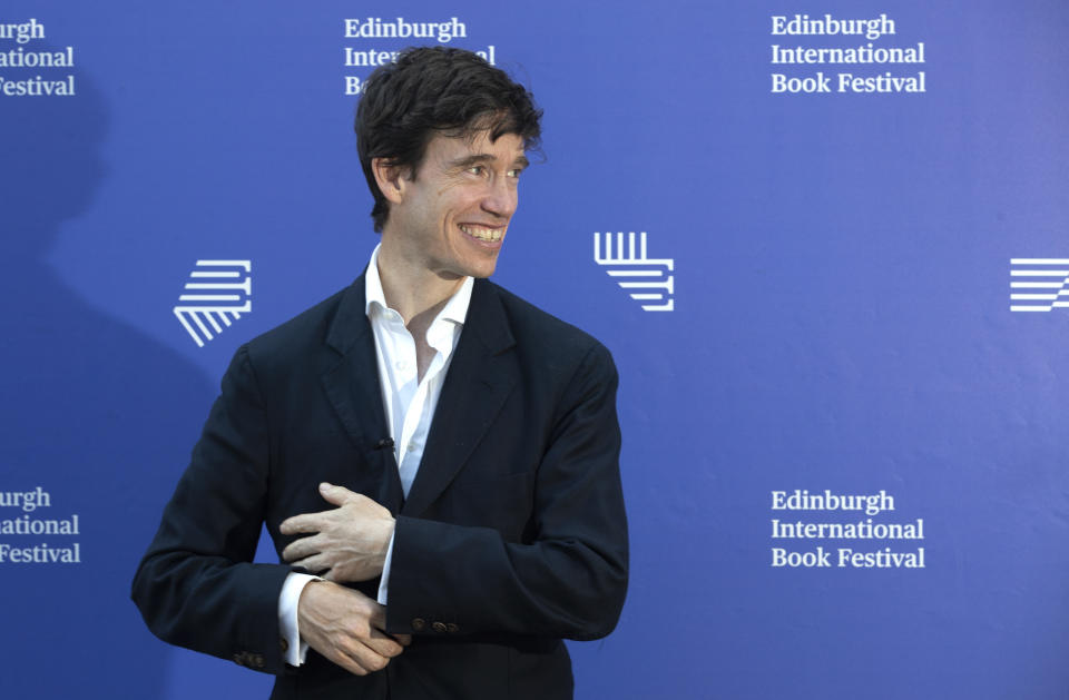 Conservative MP Rory Stewart before his discussion event 'Lessons from Literature for Today's Politics' at the 2019 Edinburgh International Book Festival, Edinburgh.