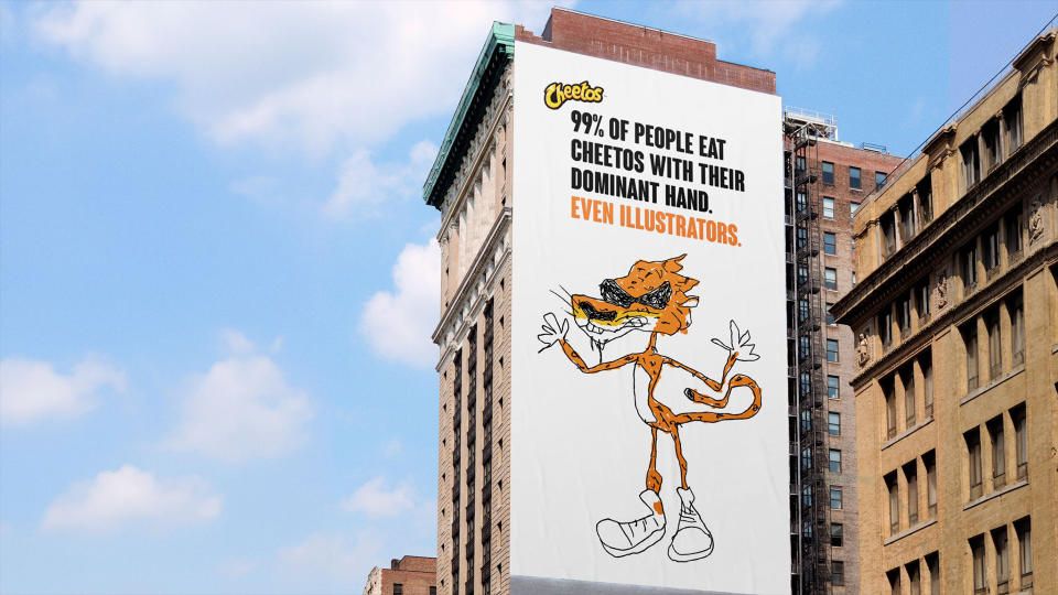 Cheetos billboard ad