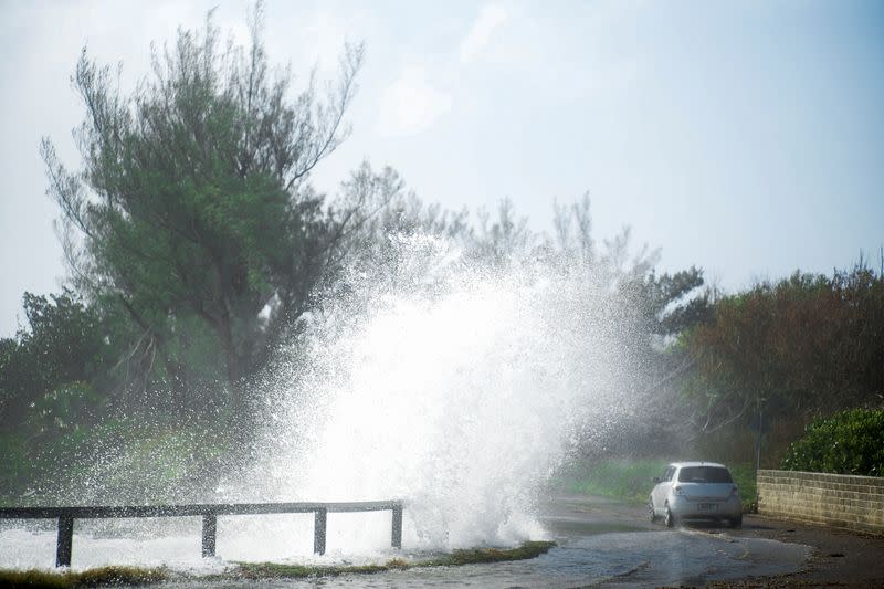 Hurricane Teddy approaches Bermuda