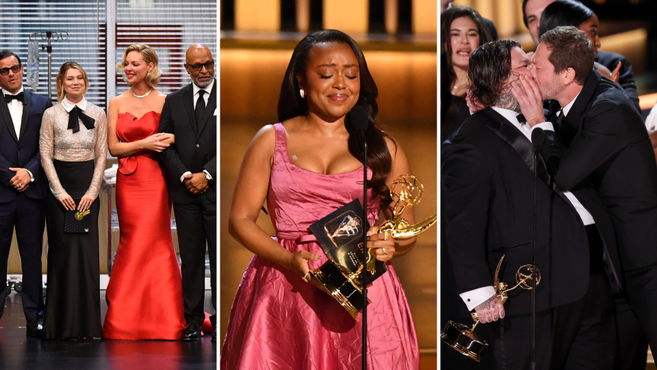 Emmy Awards 2023 highlights: 'Grey's Anatomy' reunion, 'Succession' ends big and Canadian chef Matty Matheson accepts 'The Bear' award (Getty Images)