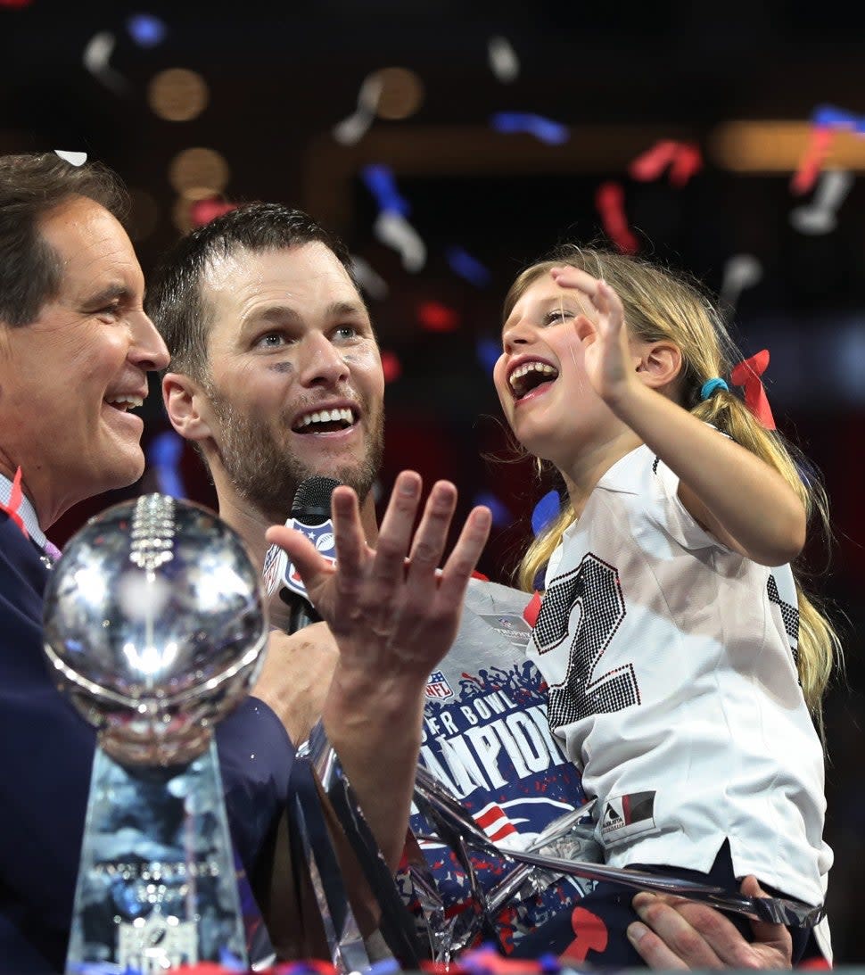 tom brady and vivi super bowl LIII