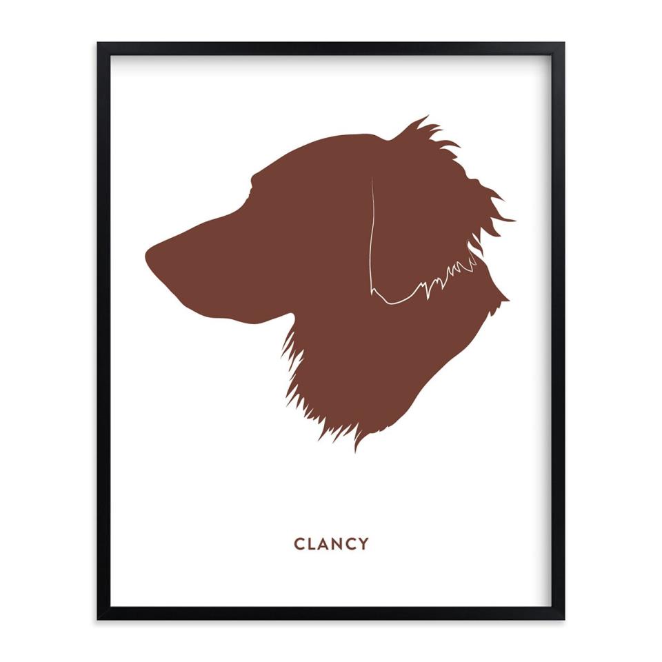 Custom Pet Silhouette Art